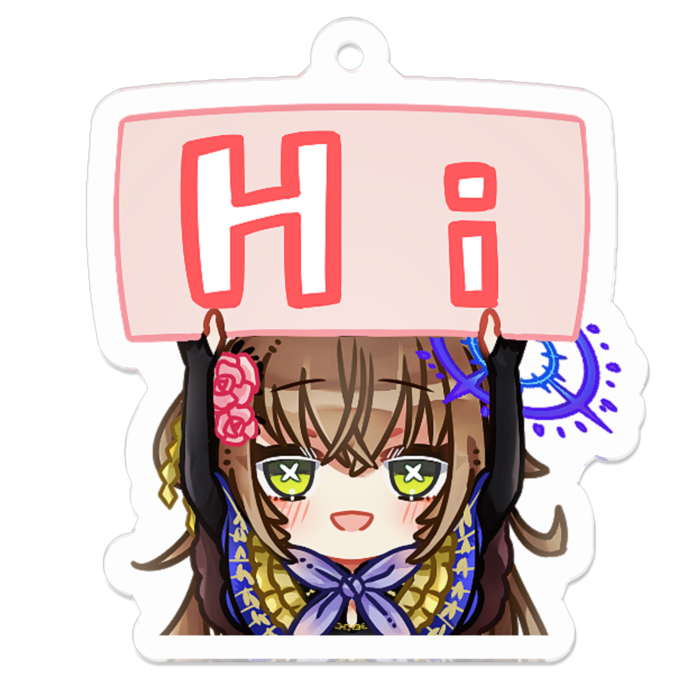 アクリルキーホルダー - 50 x 50 (mm)