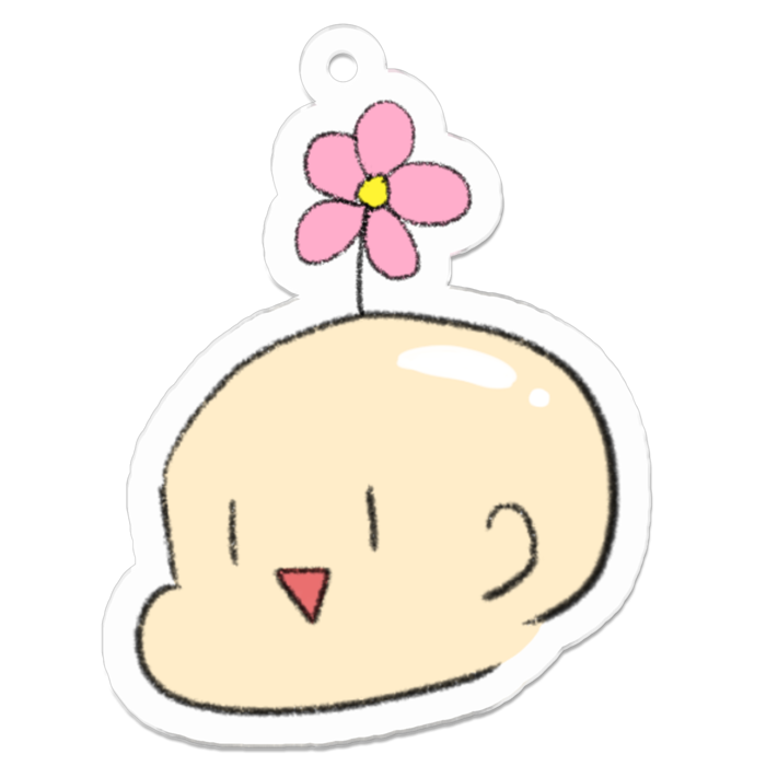 アクリルキーホルダー - 50 x 50 (mm)