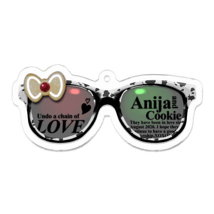 アクリルキーホルダー - 70 x 70 (mm)