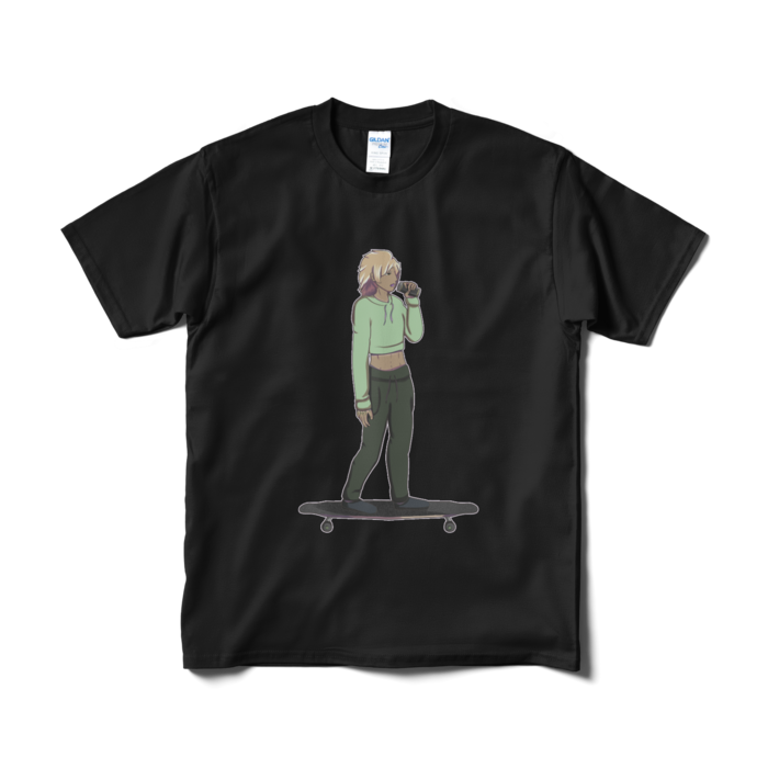 Tシャツ（短納期） - M - ブラック　背景なし
