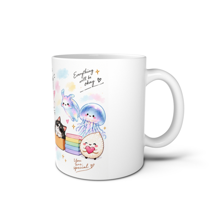 マグカップ - 直径 8cm / 高さ 9.5cm