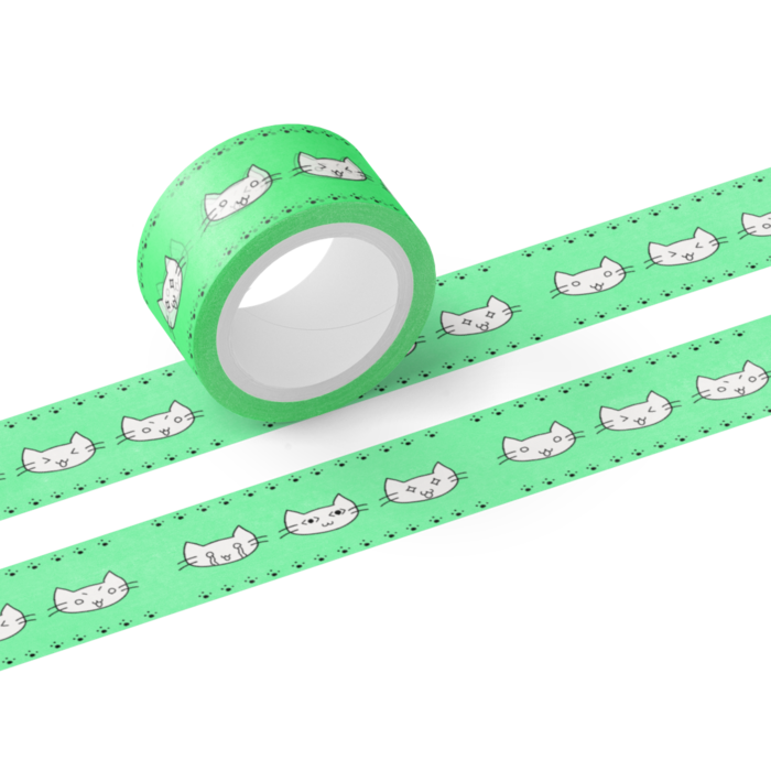 マスキングテープ - テープ幅 20mm 黄緑