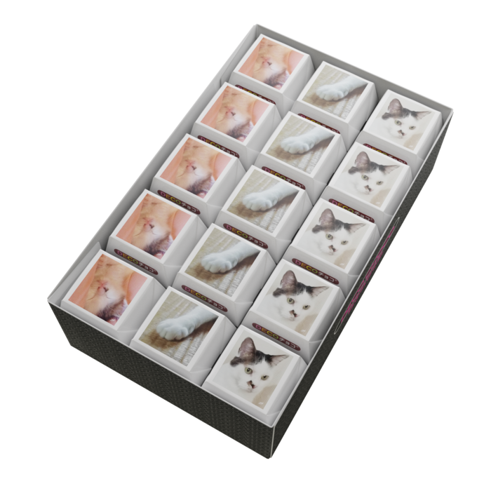 DECOチョコ - 45個入り（3 × 5の15個入りを3段）