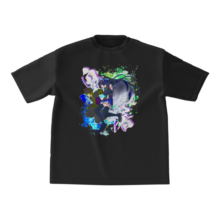 ビッグシルエットTシャツ - M - Black