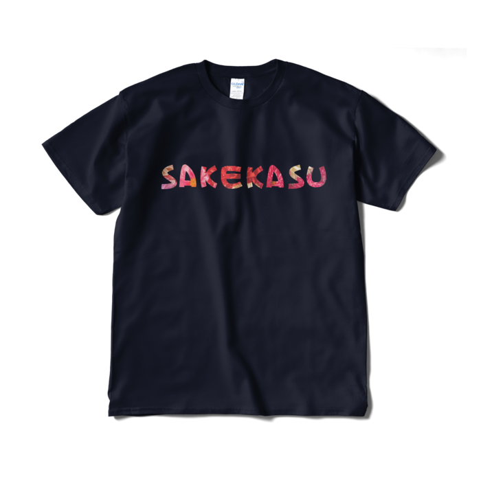 SAKEKASU Flower T - XL - ネイビー