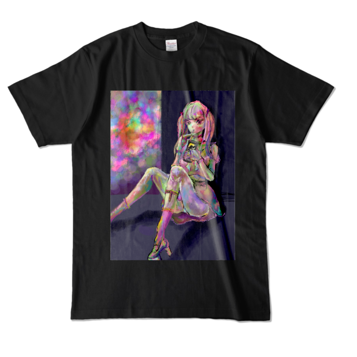 カラーTシャツ - L - ブラック (濃色)
