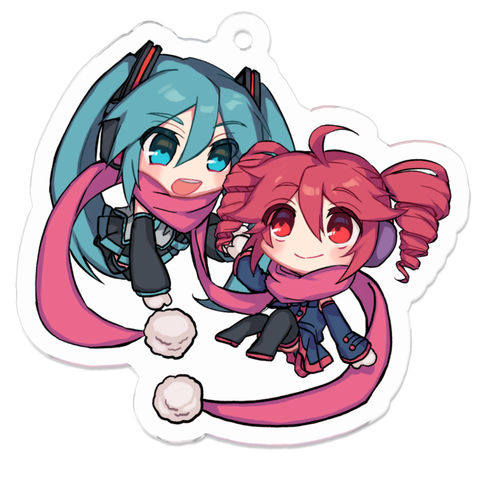 アクリルキーホルダー - 50 x 50 (mm)