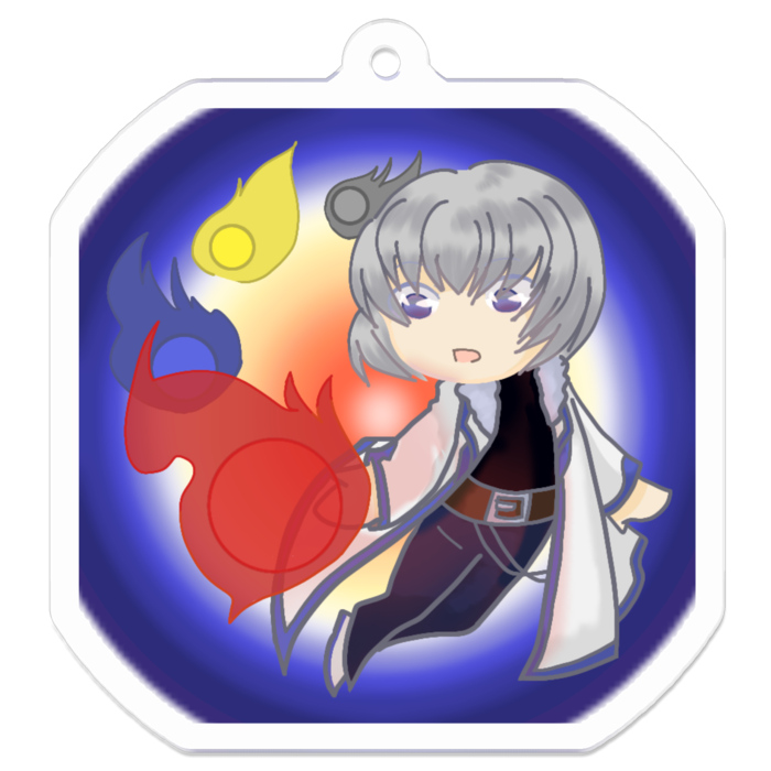 アクリルキーホルダー - 50 x 50 (mm)