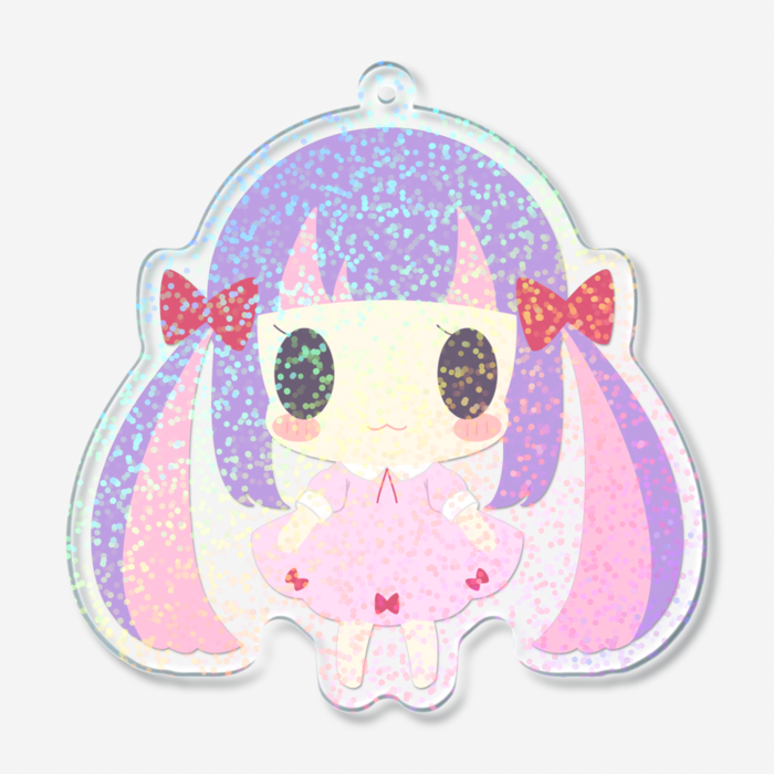ホログラムアクリルキーホルダー - 70 × 70mm
