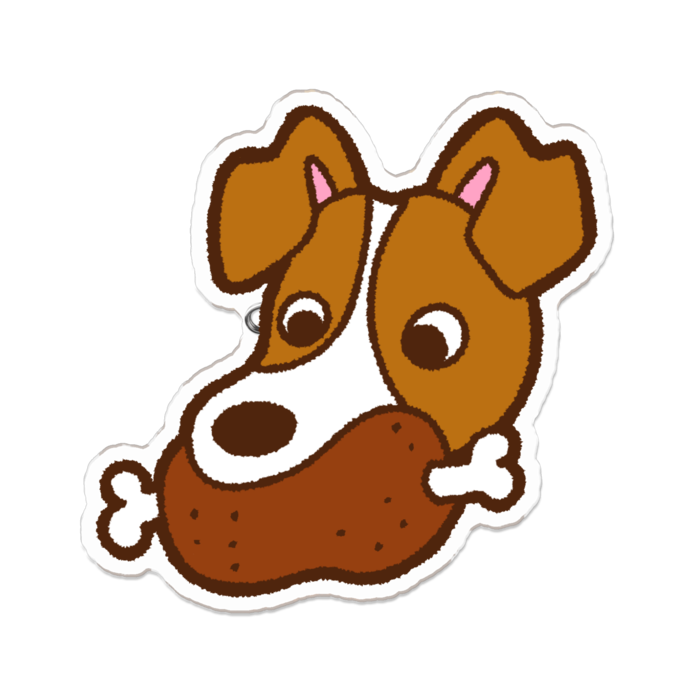 アクリルバッジ - 70 x 70 (mm)