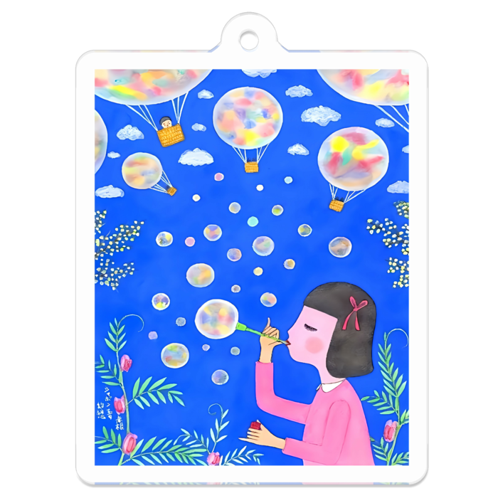 アクリルキーホルダー - 50 x 50 (mm)
