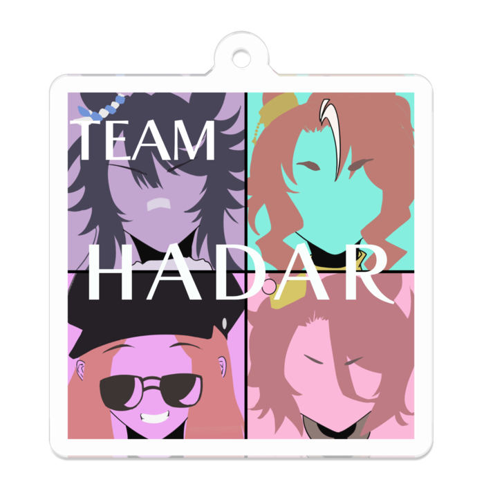 アクリルキーホルダー - 50 x 50 (mm)