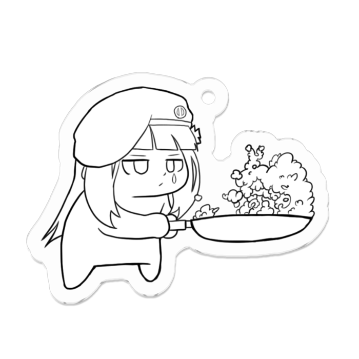 アクリルキーホルダー - 50 x 50 (mm)