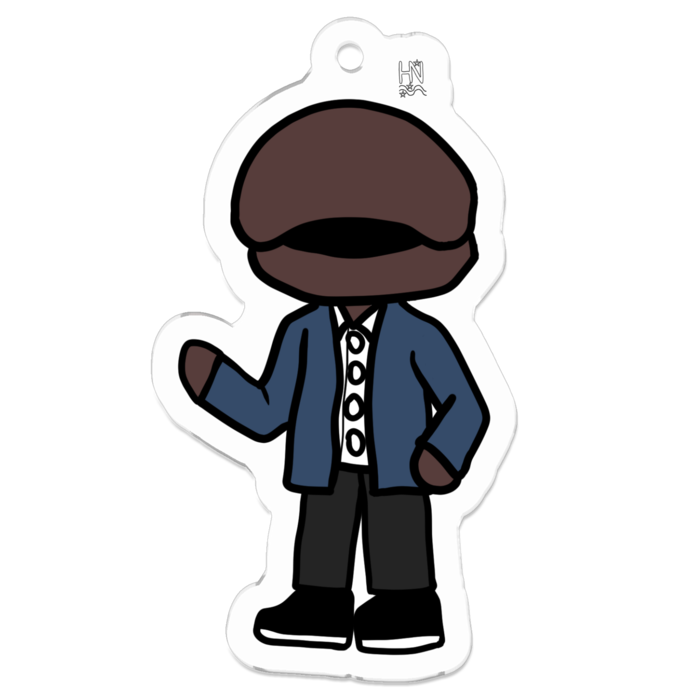 アクリルキーホルダー（コーティング） - 50 x 50 (mm)