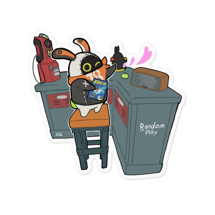 ステッカー - 100 x 100 (mm)