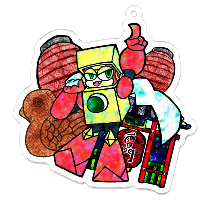 アクリルキーホルダー - 70 x 70 (mm)