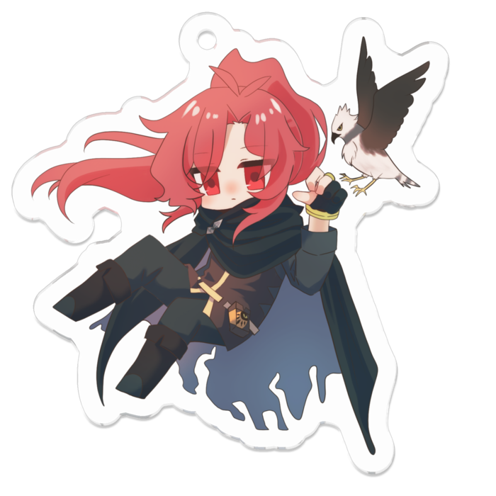 アクリルキーホルダー（コーティング） - 50 x 50 (mm)