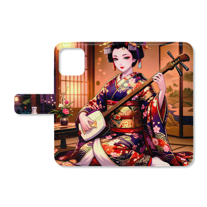 手帳型iPhoneケース - iPhone12 / 12 Pro - ストラップ穴 あり