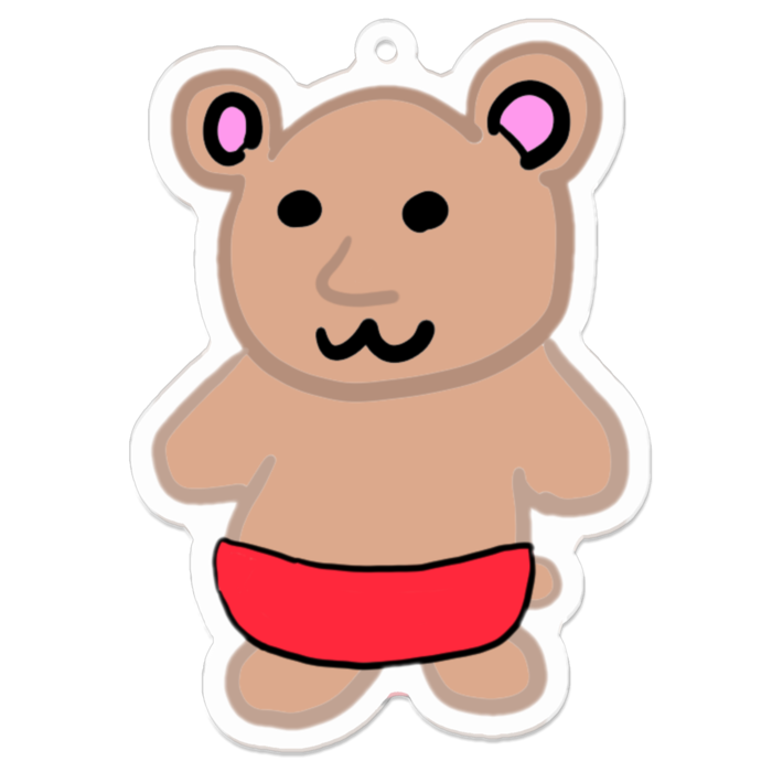 アクリルキーホルダー - 70 x 70 (mm)