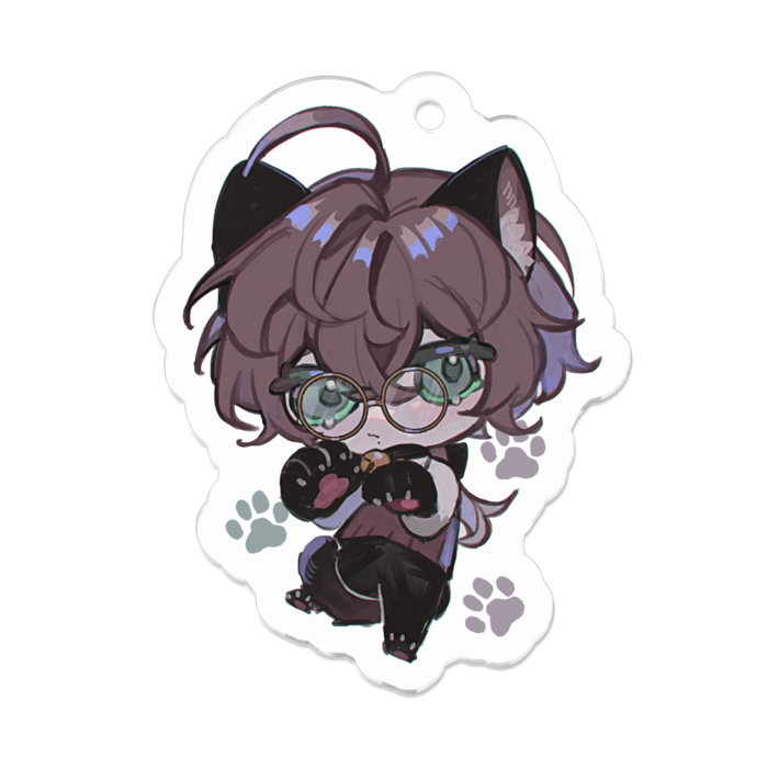 アクリルキーホルダー（コーティング） - 50 x 50 (mm)