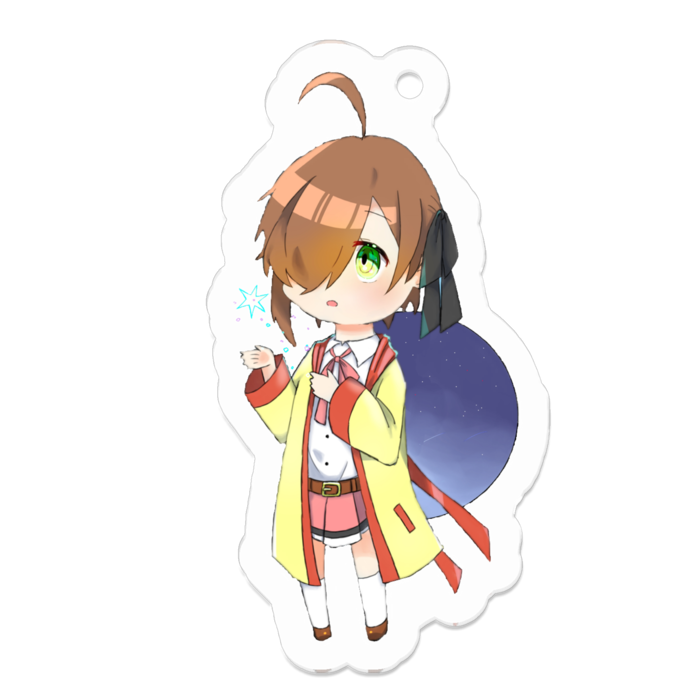 アクリルキーホルダー（コーティング） - 50 x 50 (mm)