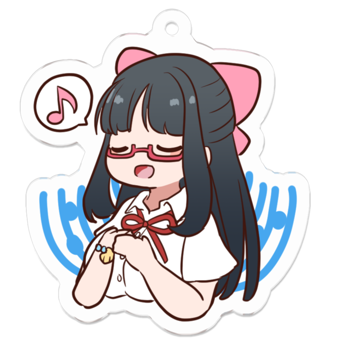 アクリルキーホルダー - 50 x 50 (mm)