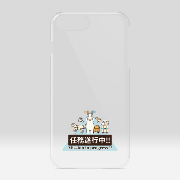 クリアiPhoneケース　iPhone 6Plus / 7Plus / 8Plus
