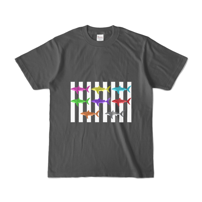 (ホワイト) - S - チャコール (濃色)