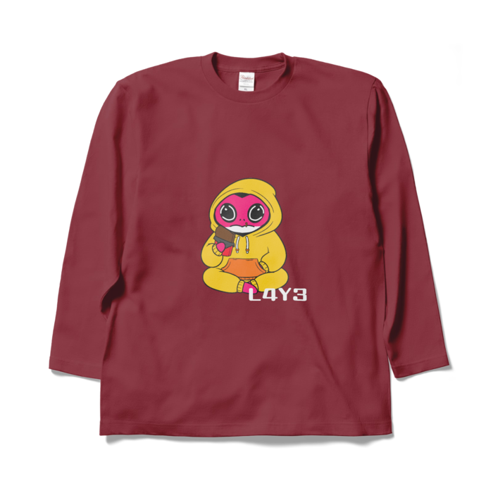 ロングスリーブTシャツ - XL - バーガンディ