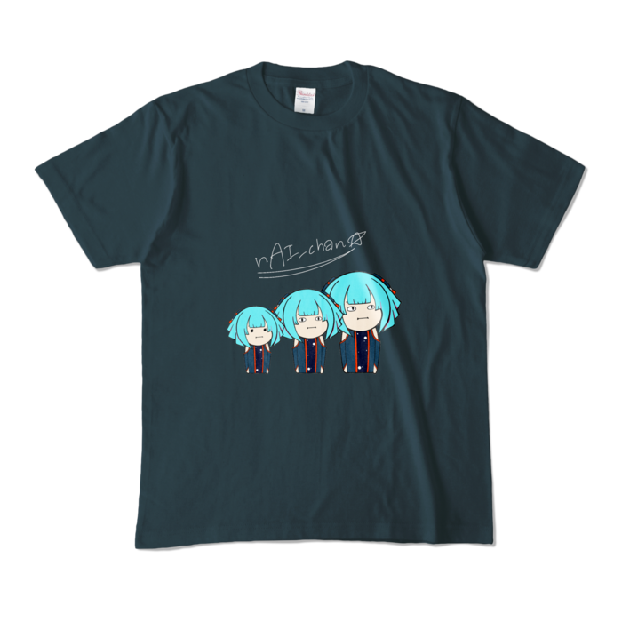 カラーTシャツ - M - デニム (濃色)