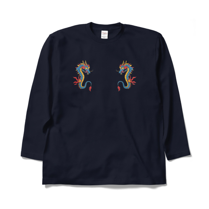 ロングスリーブTシャツ - XL - ネイビー