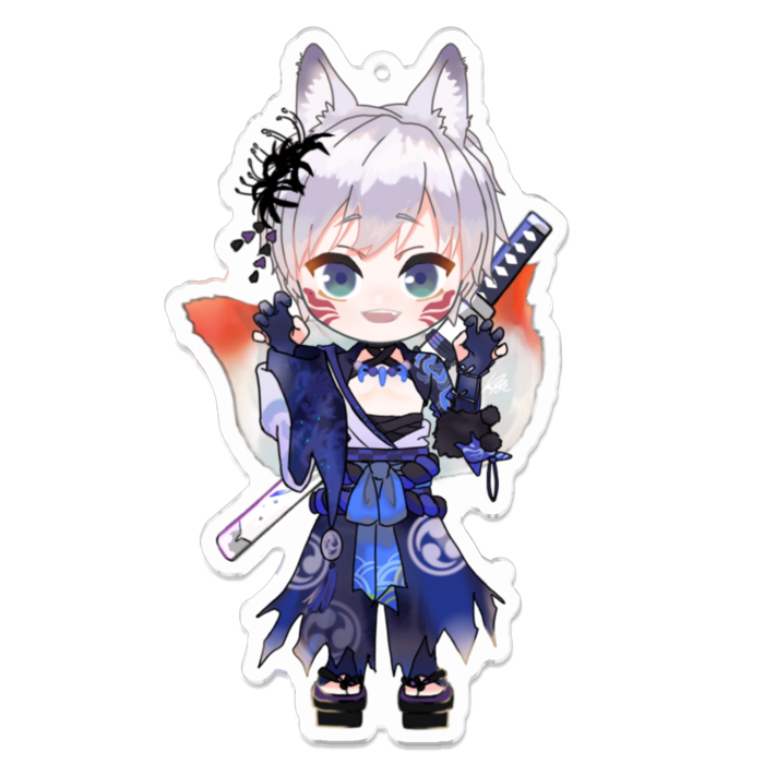 アクリルキーホルダー（コーティング） - 100 x 100 (mm)