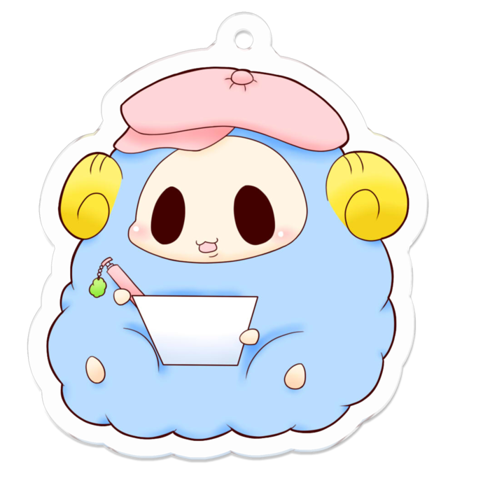 アクリルキーホルダー - 50 x 50 (mm)