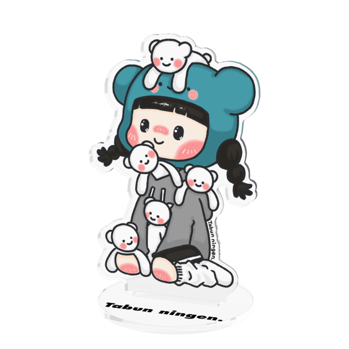 アクリルフィギュア - 100x100mm~たぶ丸だらけver~
