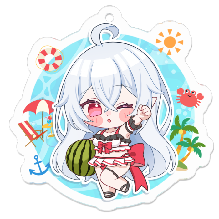 アクリルキーホルダー - 50 x 50 (mm)