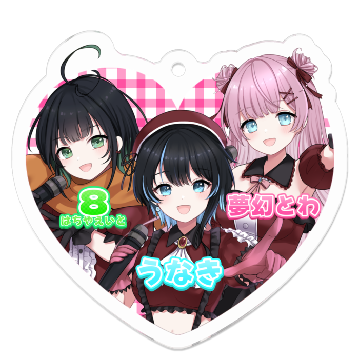 アクリルキーホルダー（コーティング） - 50 x 50 (mm)
