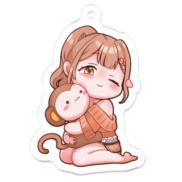 アクリルキーホルダー - 50 x 50 (mm)