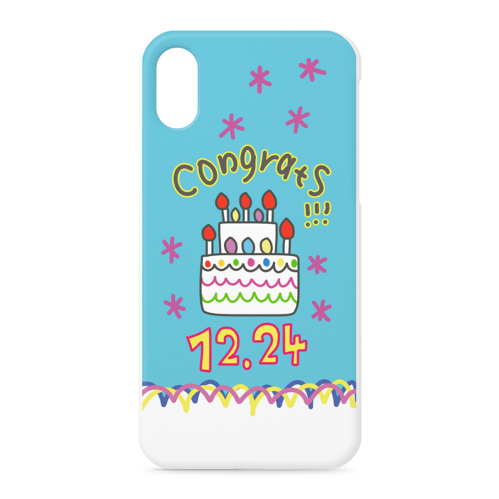 iPhoneケース - iPhone XS / X - 正面印刷のみ
