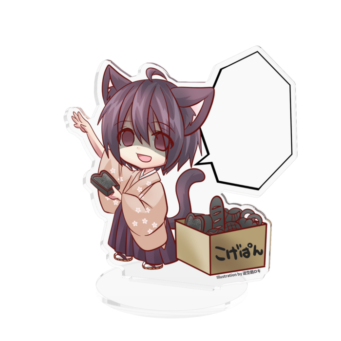 アクリルフィギュア（台座クリア） - 100x100mm