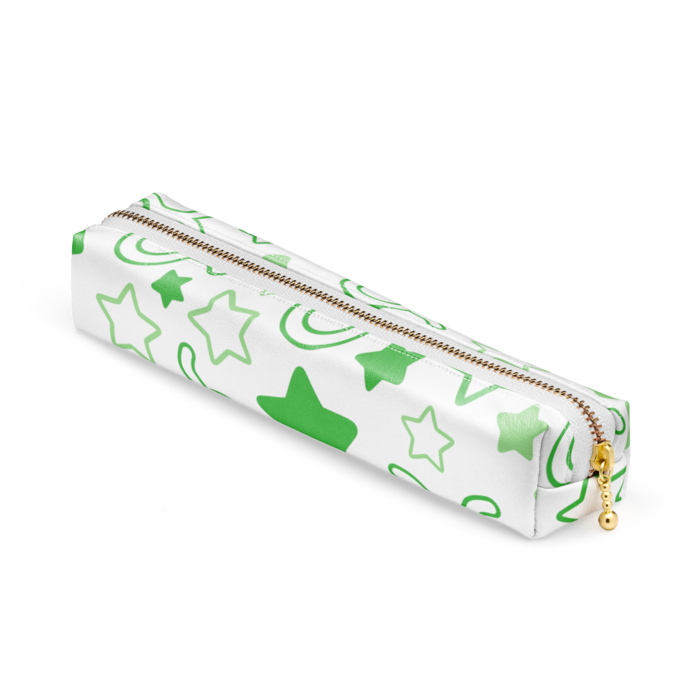 ペンケース - 20 x 4 x 4cm - ホワイト