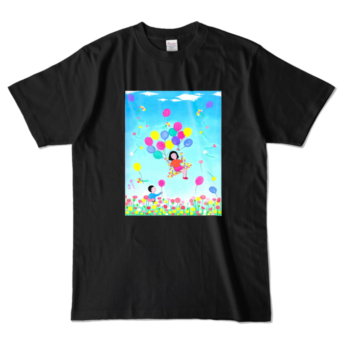 カラーTシャツ - L - ブラック (濃色)