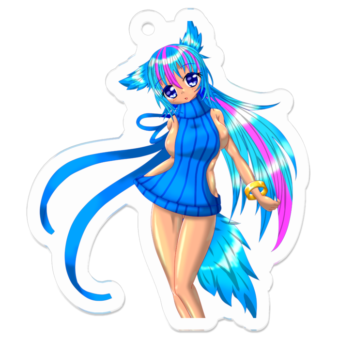 アクリルキーホルダー - 50 x 50 (mm)