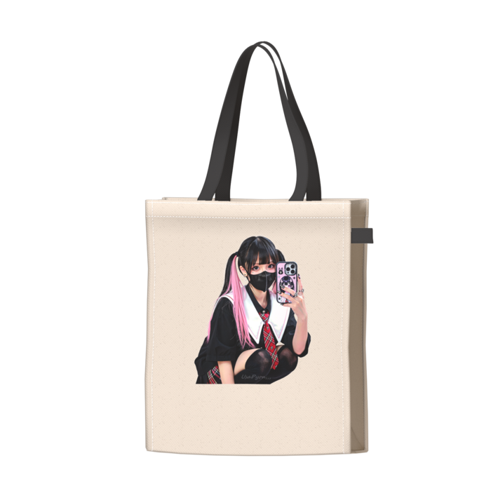 ツートンカラーバッグ - ブラック - W34 × H41 × D14cm