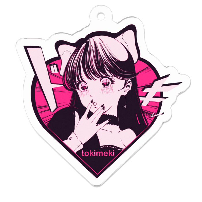 アクリルキーホルダー（コーティング） - 50 x 50 (mm)