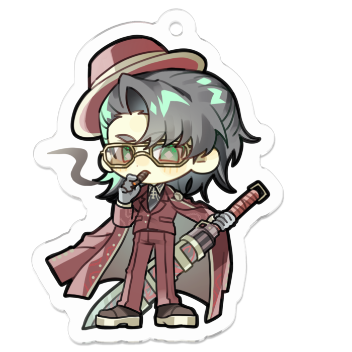 アクリルキーホルダー - 50 x 50 (mm)