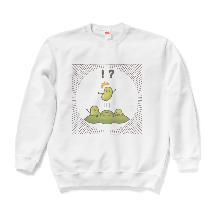 スウェット　白　L