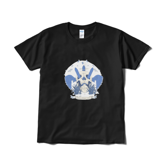 Tシャツ ブラック デザインB サイズL
