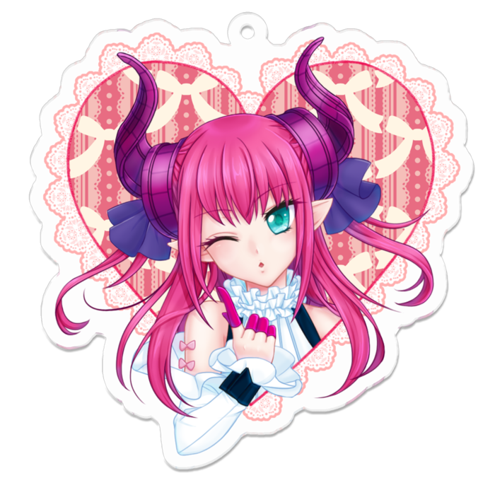 アクリルキーホルダー - 70 x 70 (mm)