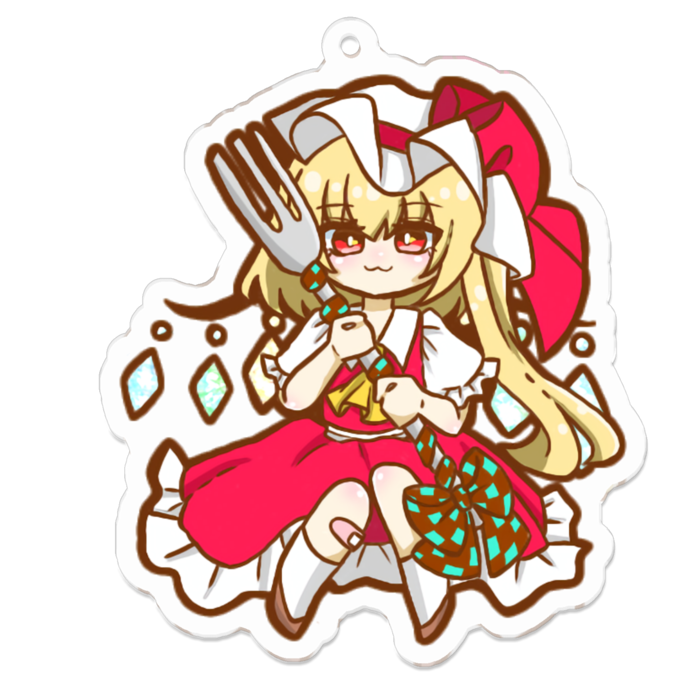 アクリルキーホルダー - 70 x 70 (mm)