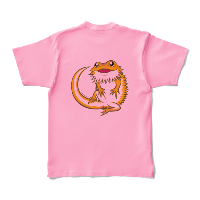 カラーTシャツ - XL - ピーチ (淡色)